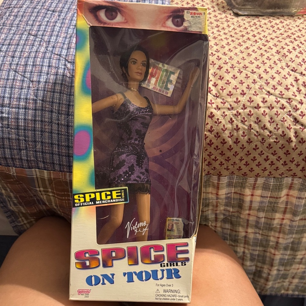 Ice Spice Doll - Black and Purple Dress